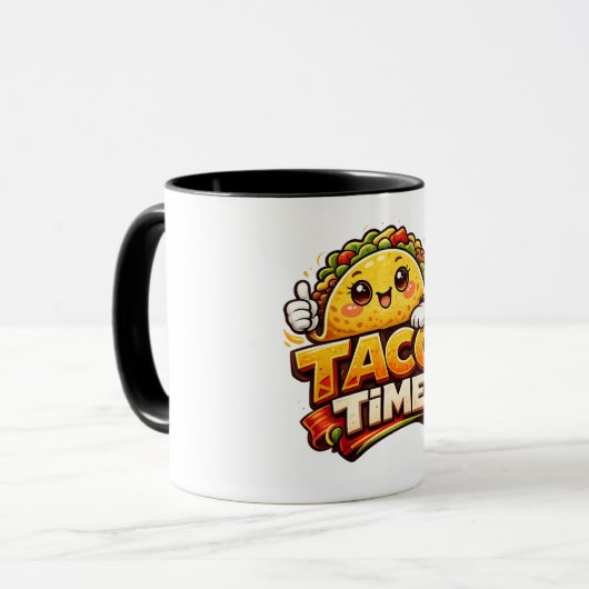 Taco Time - Fiesta Fiasco - Foodie Fiends Mok (Voorkant links)