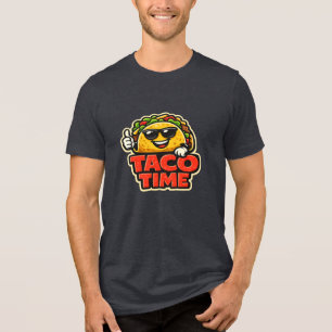 Taco Time - Fiesta Fiasco - Foodie Vrienden Tri-Blend Shirt