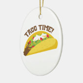 Taco Time Keramisch Ornament (Links)