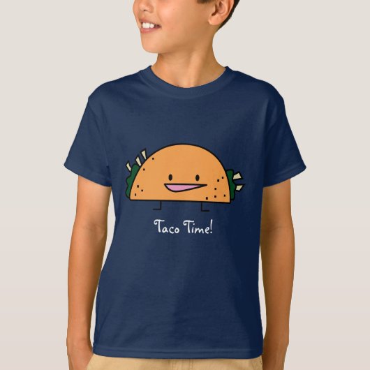 Taco Time. -Kinder T-shirt (Voorkant)