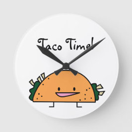 Taco Time Kitchen Wall klok