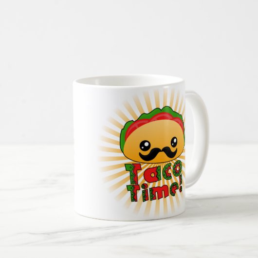 Taco Time Koffiemok (Voorkant rechts)