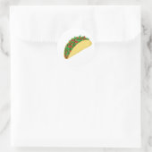 Taco Time - laten we taco's eten Ronde Sticker (Tas)