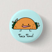 Taco Time Pin Button (Voorkant)