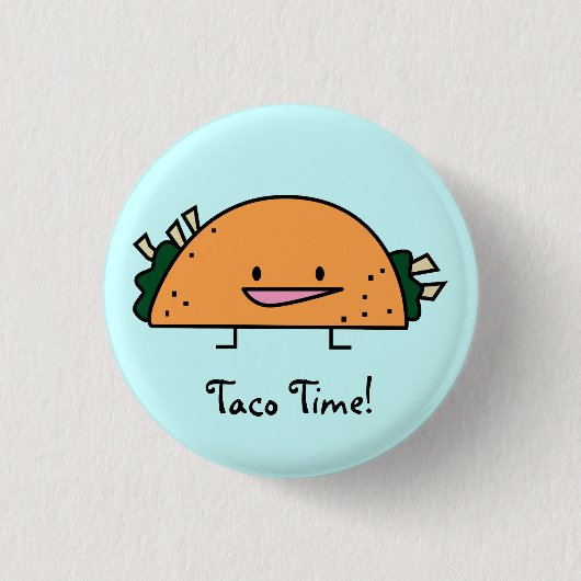 Taco Time Pin Button (Voorkant)