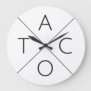 Taco Time (Play on Fixer Upper, Waco) Grote Klok