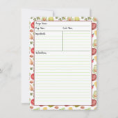 Taco Time Recipe Cards Kaart (Voorkant)