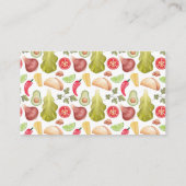 Taco Time Visitekaartje (Achterkant)