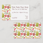 Taco Time Visitekaartje (Voorkant / Achterkant)