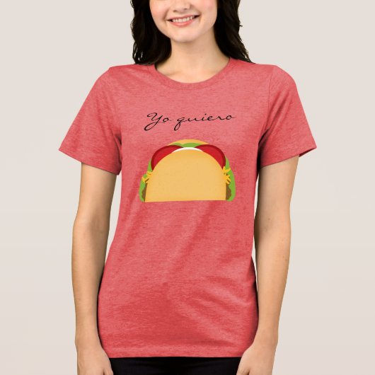 Taco Tri-Blend Shirt (Voorkant)