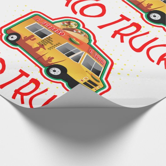 Taco Truck Cadeaupapier (Hoek)