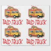 Taco Truck Cadeaupapier (Vlak)