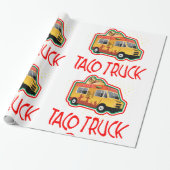 Taco Truck Cadeaupapier (Uitgerold)
