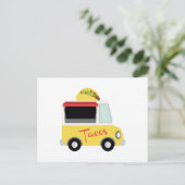 Taco Truck Food Briefkaart (Staand voorkant)