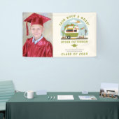 Taco Truck Groene Foto Kinder Afstuderen Spandoek (Beurs)