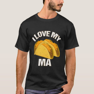 Taco Truck Ik hou van mijn tacoma T-shirt
