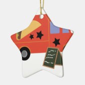 Taco Truck Keramisch Ornament (Links)
