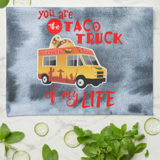 Taco Truck of my Life, Black, Waterverf Theedoek