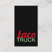 Taco Truck ponskaart Klantenkaartje (Voorkant)