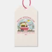 Taco Truck Pun Roze Camper School Valentijn Cadeaulabel (Voorkant)