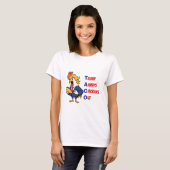 Taco Trump Chicken T-shirt (Voorkant volledig)