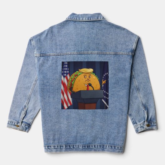 TACO Trump Denim Jacket (Achterkant)