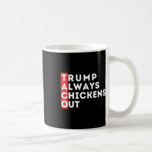 Taco - Trump gaat altijd op de loop - Anti-trump Koffiemok