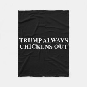 Taco - Trump gaat altijd op de loop Fleece Deken