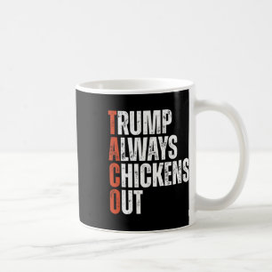 taco trump haalt altijd uit naar Gezegde Koffiemok