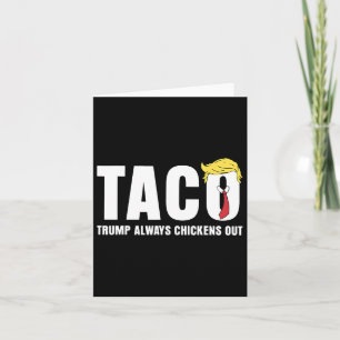 Taco Trump kipt altijd grappig sarcastisch links Kaart