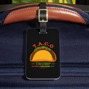 Taco Trump kipt altijd grappig uit Bagagelabel