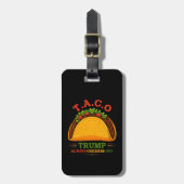 Taco Trump kipt altijd grappig uit Bagagelabel (Voorkant verticaal)
