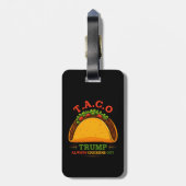 Taco Trump kipt altijd grappig uit Bagagelabel (Achterkant verticaal)
