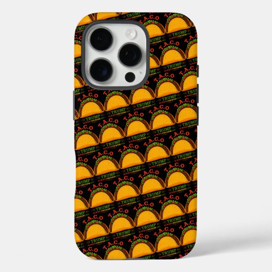 Taco Trump kipt altijd grappig uit Case-Mate iPhone Case (Achterkant)
