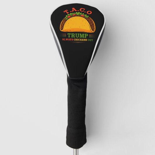Taco Trump kipt altijd grappig uit Golfheadcover (Voorkant)