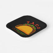 Taco Trump kipt altijd grappig uit Papieren Bordje (Gebogen)