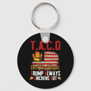 Taco Trump kipt altijd grappige loten uit Taco Sleutelhanger