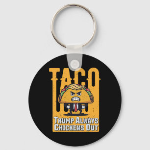Taco Trump kipt altijd grappige meme uit Trump Ta Sleutelhanger