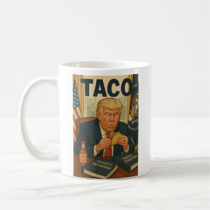 Taco Trump koffie mok. Koffiemok