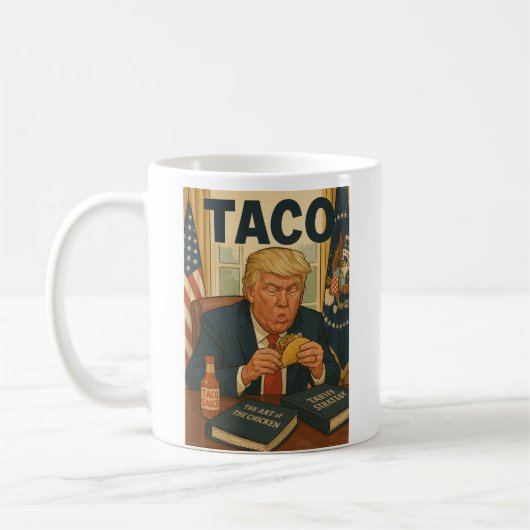 Taco Trump koffie mok. Koffiemok (Links)