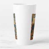 Taco Trump koffie mok. Latte Mok (Voorkant)