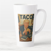 Taco Trump koffie mok. Latte Mok (Rechts)