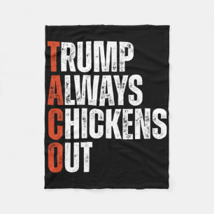 Taco Trump Ontwijkt Altijd Het Zeggen Van Grappige Fleece Deken