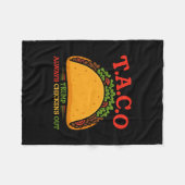 Taco Trump Piept Altijd  Fleece Deken (Voorkant (Horizontaal))