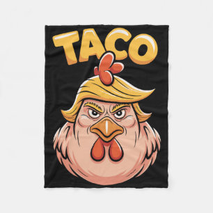 Taco Trump Piept Altijd Politieke Humor Teer Fleece Deken