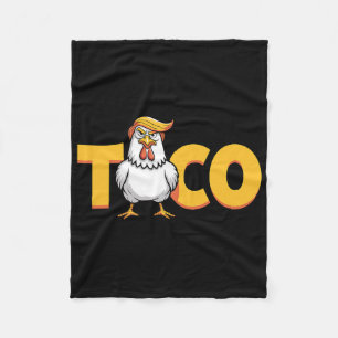Taco Trump Piept Altijd Politieke Humor Teer Fleece Deken