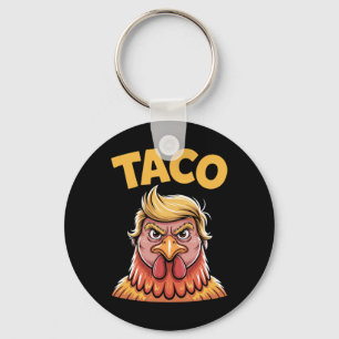Taco Trump Piept Altijd Politieke Humor Teer Sleutelhanger