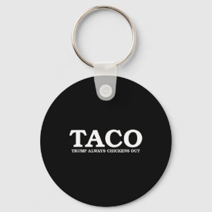 Taco Trump Piept Tariefpraat Altijd Af Sleutelhanger