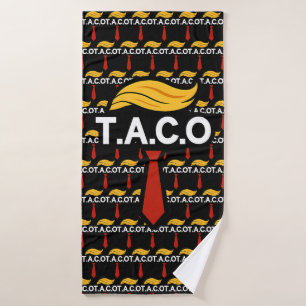 Taco Trump steekt altijd de kop op Badhanddoek