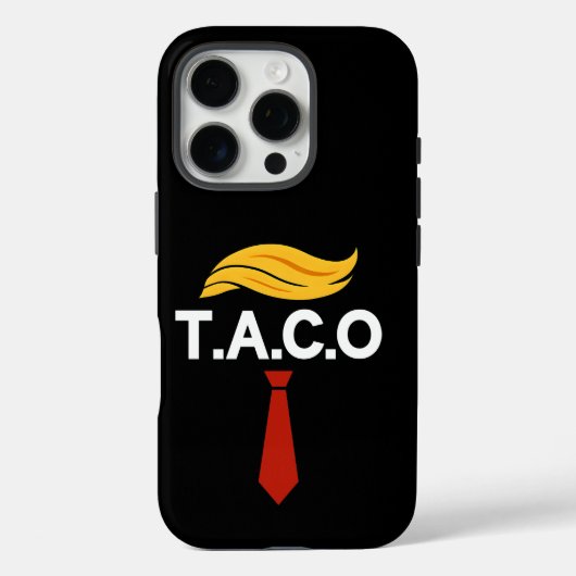 Taco Trump steekt altijd de kop op Case-Mate iPhone Case (Achterkant)